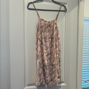 Chic Multicolor Spaghetti Strap Dress